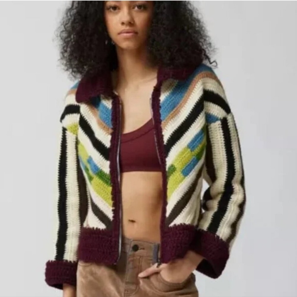 Mandinga X Urban Outfitters Suzia Crochet Sweater - Picture 1 of 3